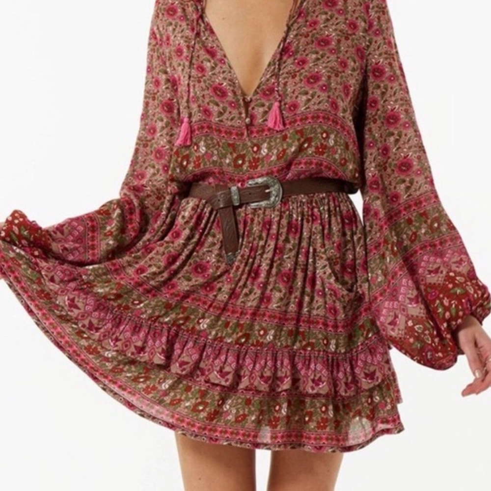 SPELL KOMBI SPICE SET: BLOUSE AND SKIRT | XS | EUC